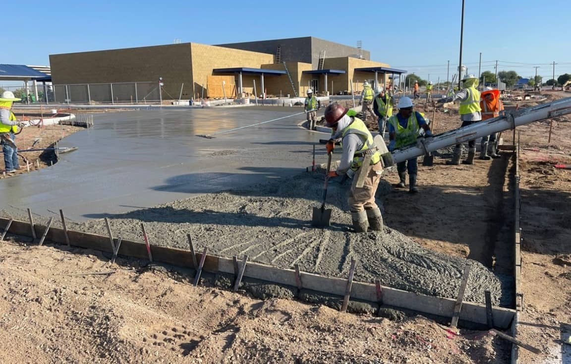 La Paloma Middle School Brawley, CA – Site Concrete Case Study 5