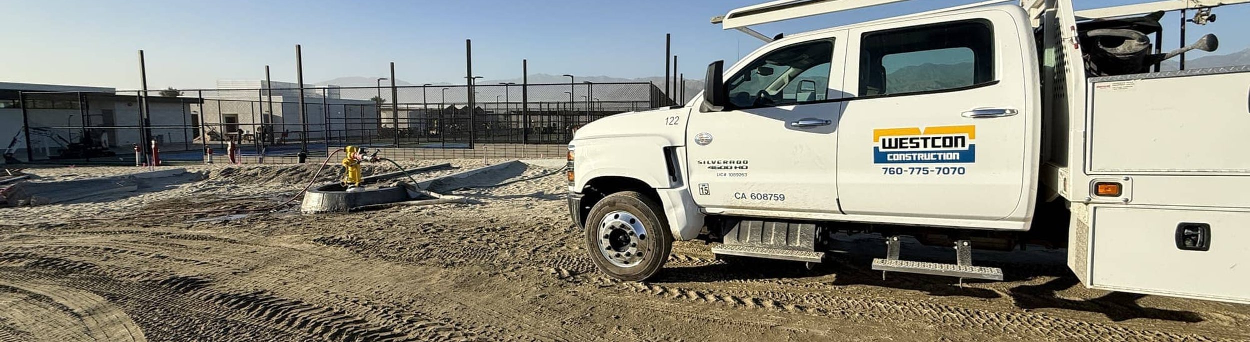 Westcon Construction vehicles