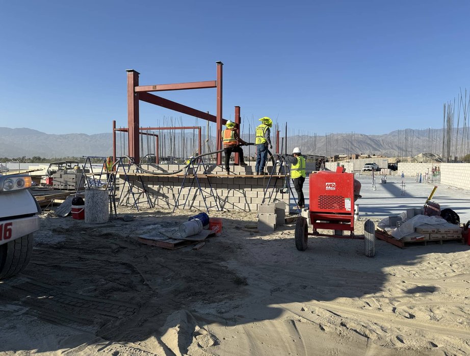 working on a project